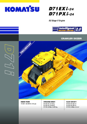 Pásové buldozery Komatsu D71PXi-24E0
