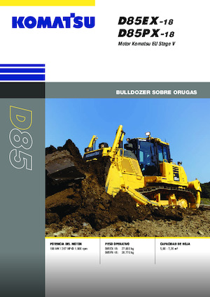 Pásové buldozery Komatsu D85PX-18E0
