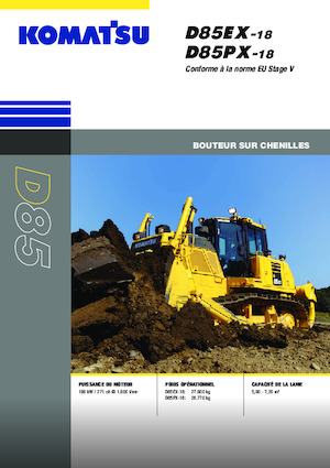 Pásové buldozery Komatsu D85PX-18E0