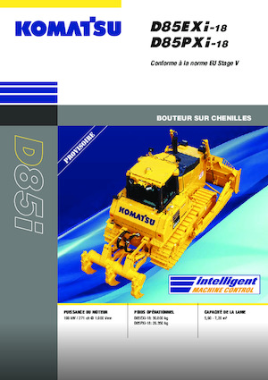 Pásové buldozery Komatsu D85EXi-18E0