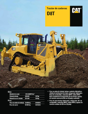 Pásové buldozery Caterpillar D8T