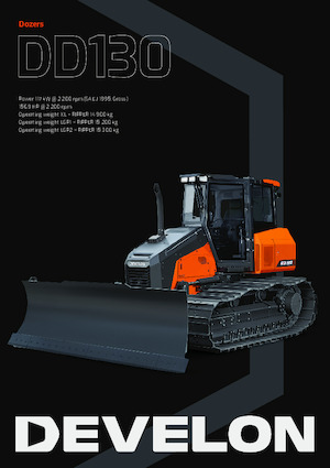 Pásové buldozery Develon DD130LGP2