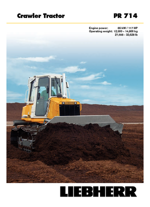 Pásové buldozery Liebherr PR 714 XL