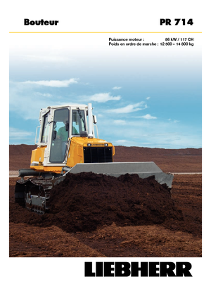 Pásové buldozery Liebherr PR 714 XL