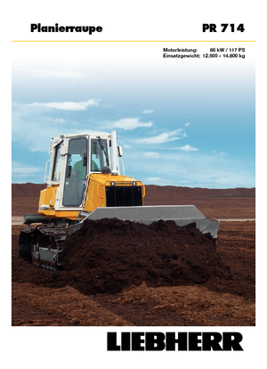 Pásové buldozery Liebherr PR 714 XL