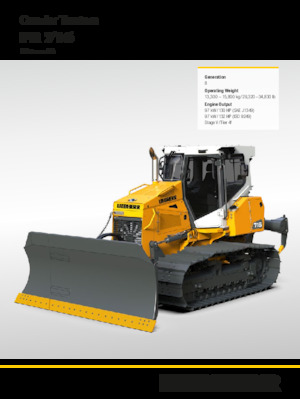 Pásové buldozery Liebherr PR 716 Litronic