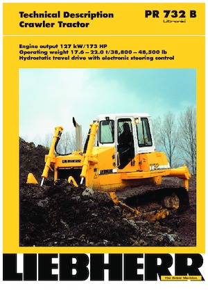 Pásové buldozery Liebherr PR 732 B Litr.