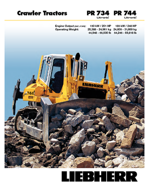 Pásové buldozery Liebherr PR 734 L