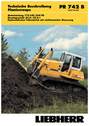 Pásové buldozery Liebherr PR 742 B-L Litr.