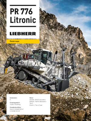 Pásové buldozery Liebherr PR 776 Litronic 