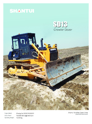 Pásové buldozery Shantui SD13