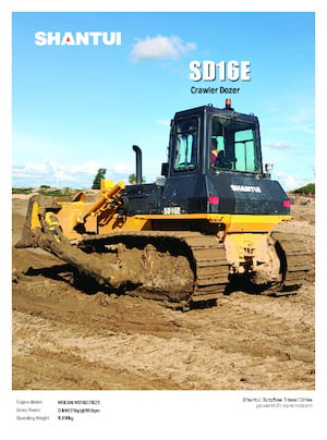 Pásové buldozery Shantui SD16E