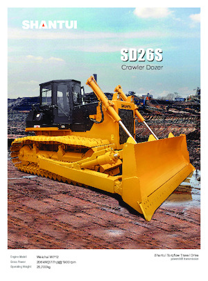 Pásové buldozery Shantui SD26S
