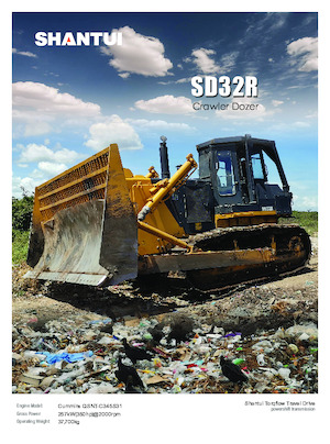 Pásové buldozery Shantui SD32R