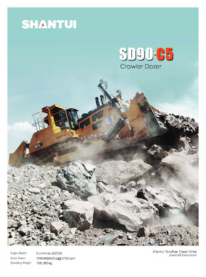 Pásové buldozery Shantui SD90-C5