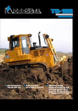 Pásové buldozery Dressta TD 15 R WT