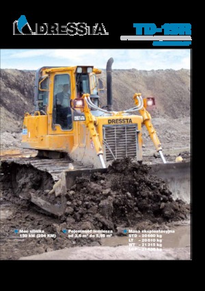 Pásové buldozery Dressta TD 15 R WT