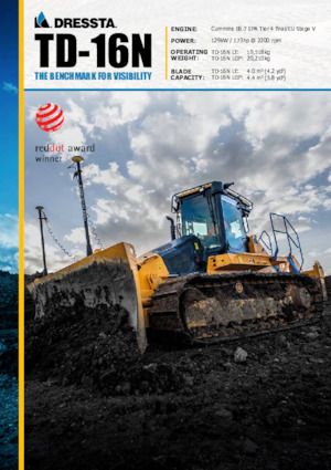 Pásové buldozery Dressta TD 16N LGP