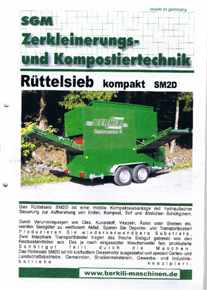 Štěpkovače Berkili 50 D 30+F