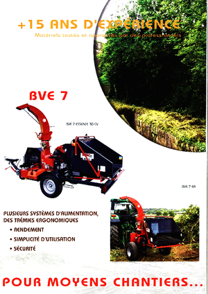 Štěpkovače Bugnot BV-E 8 EA