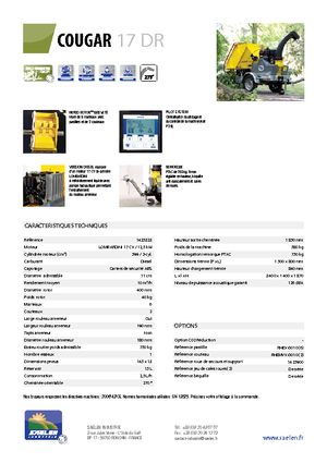 Štěpkovače TS-Industrie Cougar 17 DR