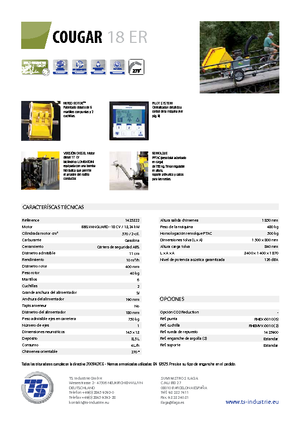 Štěpkovače TS-Industrie Cougar 18 ER