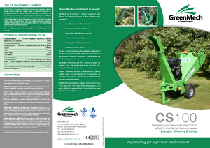 Štěpkovače Green Mech CS 100-14 PS