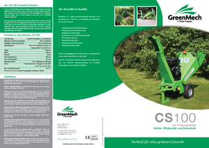 Štěpkovače Green Mech CS 100-18 PS