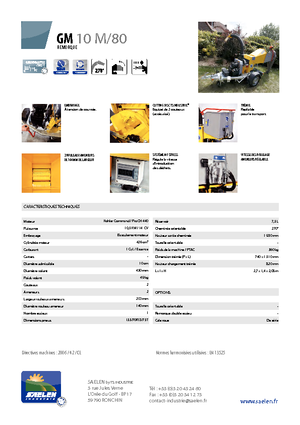 Štěpkovače TS-Industrie GM 10 M 80