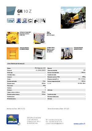 Štěpkovače TS-Industrie GM 10 Z