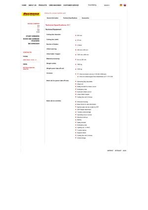 Štěpkovače Husmann H 7 M 3