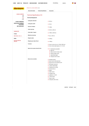 Štěpkovače Husmann H 8 M 2