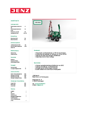Štěpkovače Jenz HEM 540 Z
