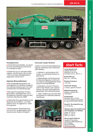 Štěpkovače Jenz HEM 820 DL