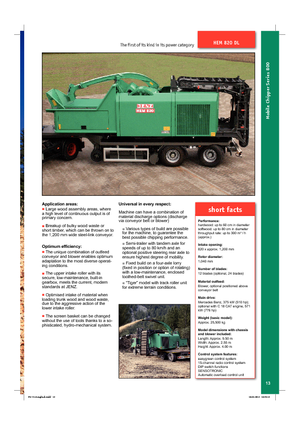 Štěpkovače Jenz HEM 820 DL