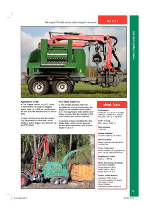 Štěpkovače Jenz HEM 820 Z