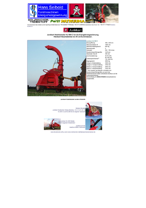 Štěpkovače Junkkari HJ 500 C