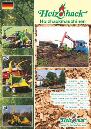 Štěpkovače Heizohack HM 10-500 KTL