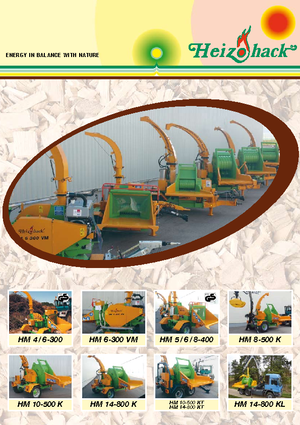 Štěpkovače Heizohack HM 4-300