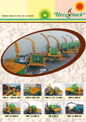 Štěpkovače Heizohack HM 4-300