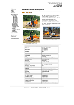 Štěpkovače JBM JBM 421 MX 23