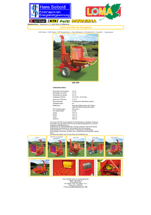 Štěpkovače Loma K 30 HPF