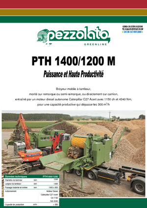 Štěpkovače Pezzolato PTH 1400/1200