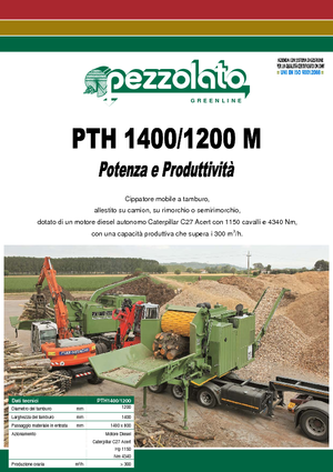 Štěpkovače Pezzolato PTH 1400/1200