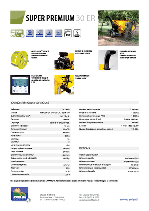 Štěpkovače TS-Industrie Super Premium 30 ER