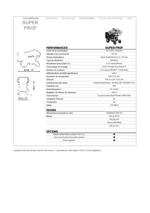 Štěpkovače Eliet Super Prof 2000