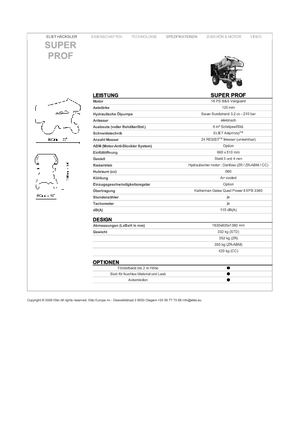 Štěpkovače Eliet Super Prof 2000