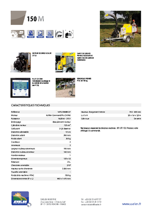 Štěpkovače TS-Industrie TS 150 M
