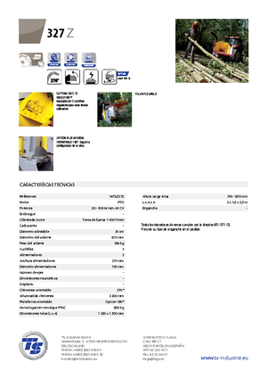 Štěpkovače TS-Industrie TS 327 Z