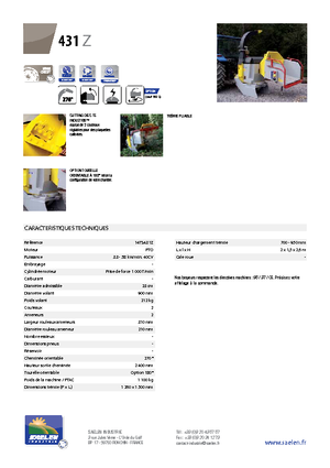Štěpkovače TS-Industrie TS 431 Z